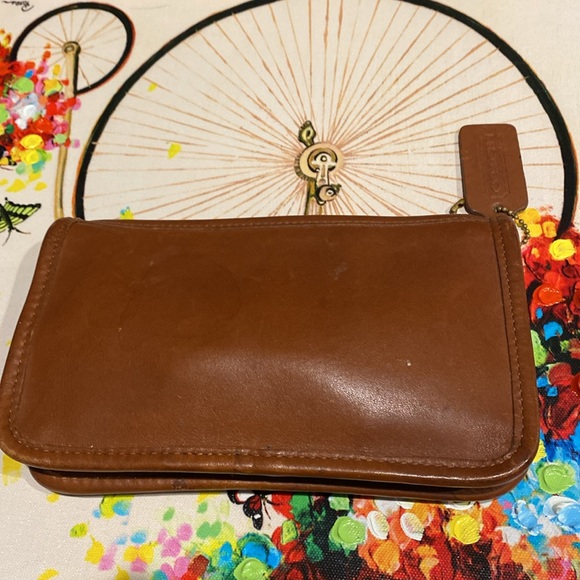 Coach 7165 Zip Utility Pouch Wallet Cosmetic Chunky Case Clutch. - Picture 3 of 10